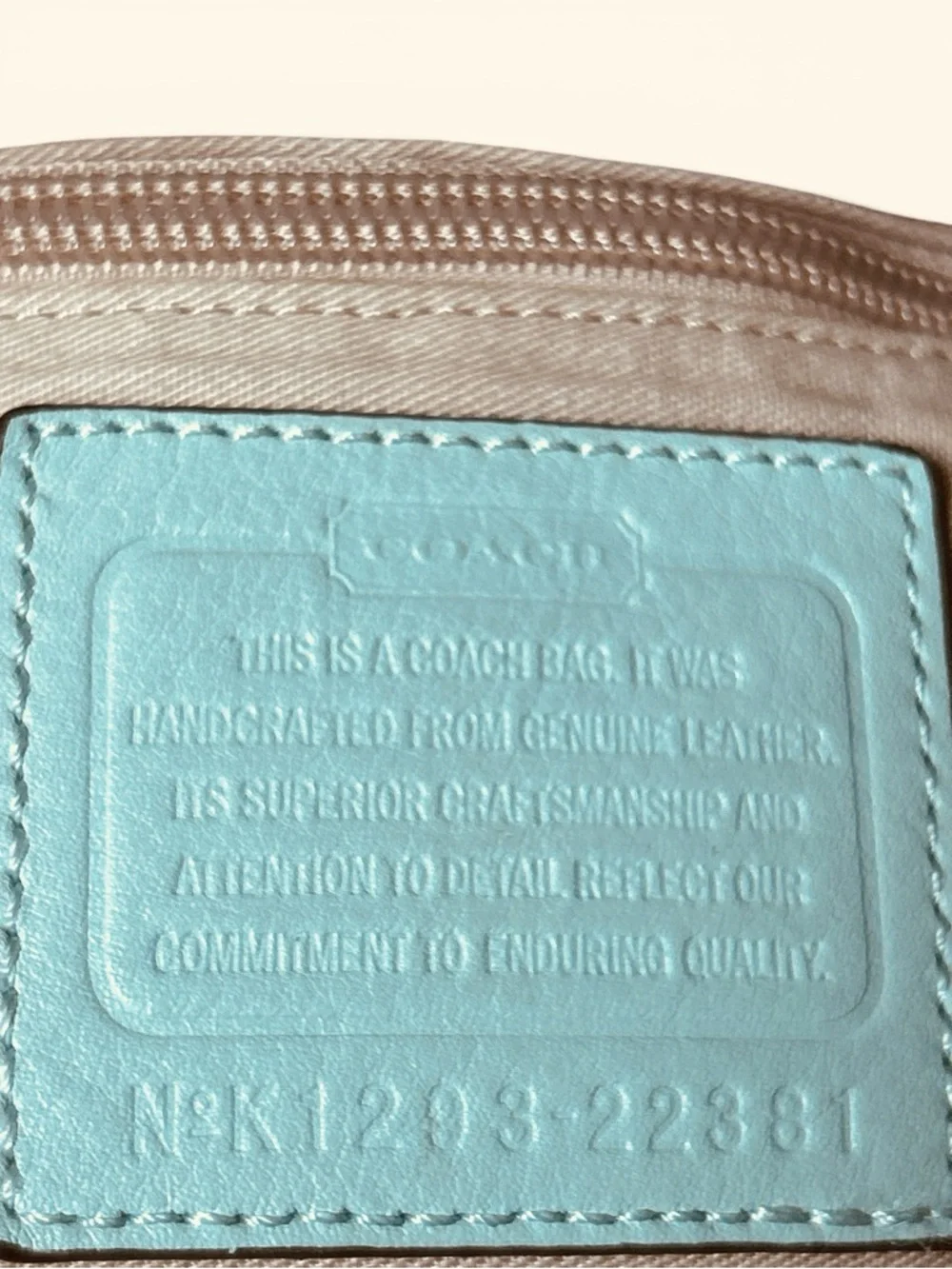 COACH Legacy Courtney Hobo w/Matching Compact Wallet in Mint